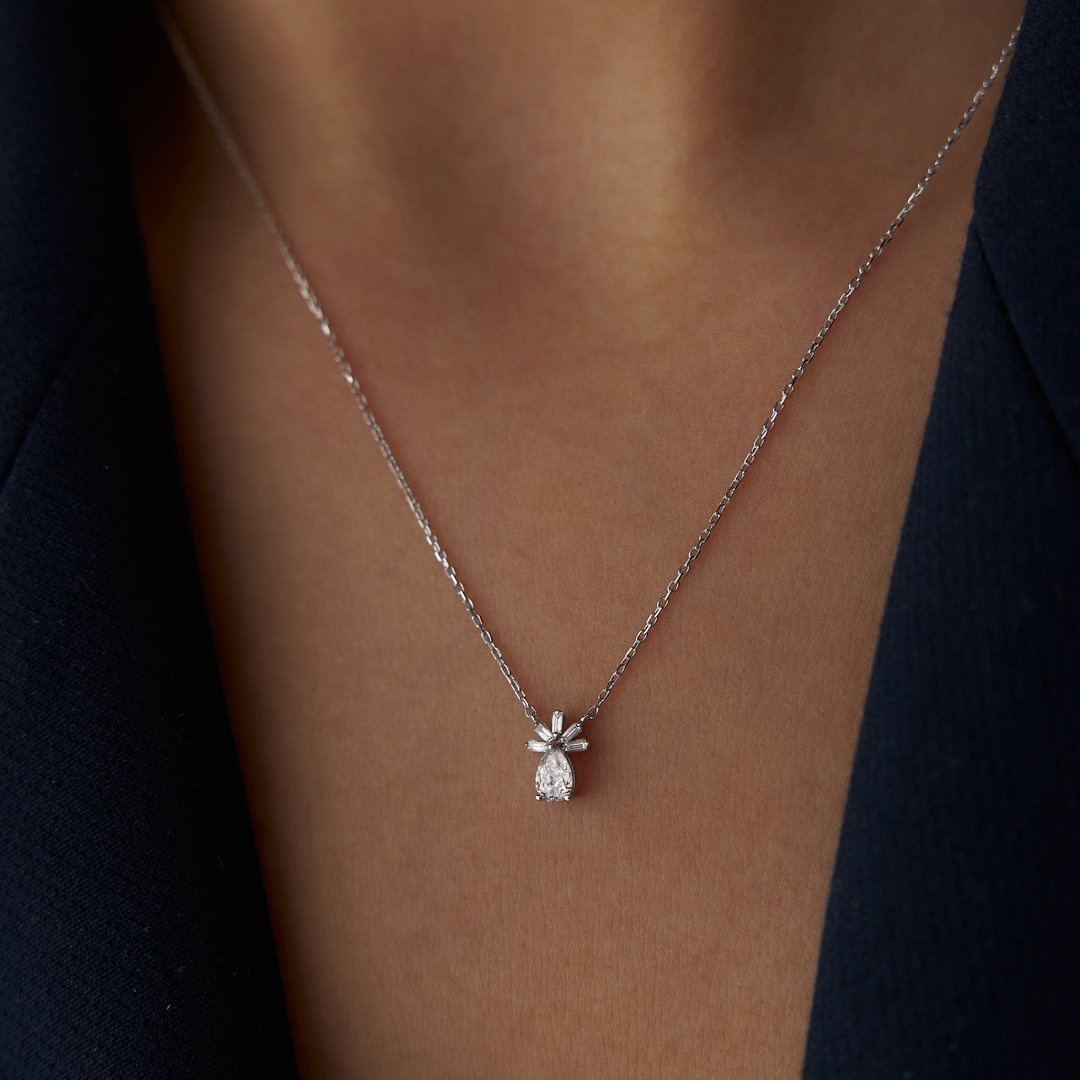 0.25 Ct Pırlanta Anka Kolye