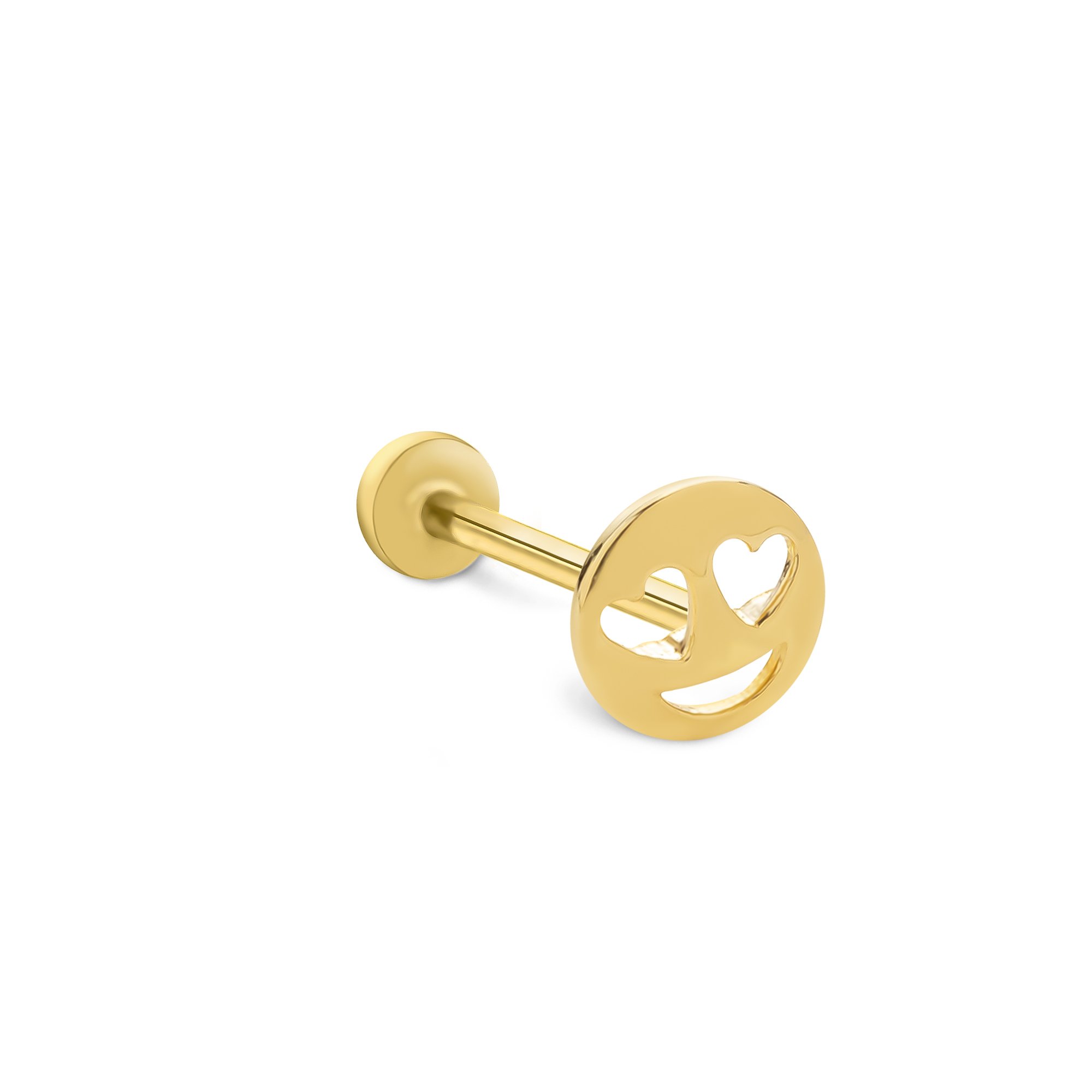 Kalp Göz Emoji Tragus Piercing