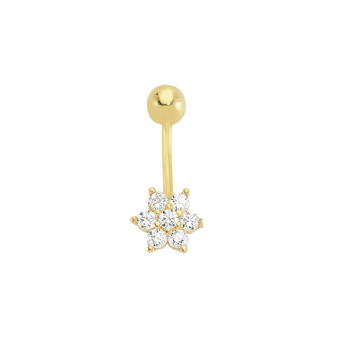 Çiçek Göbek Piercing