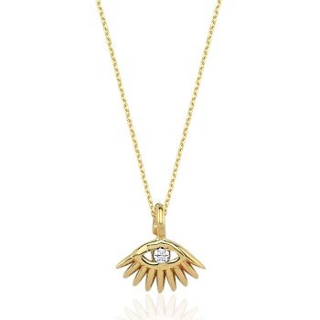 0.02 Ct Pırlanta Kirpik Kolye - 3