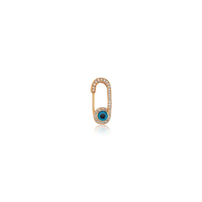 0.12 Ct Pırlanta Bebek İğnesi - 1