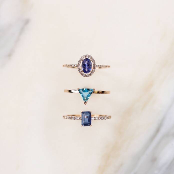 0.16 Ct Pırlanta Tanzantine Yüzük - 2