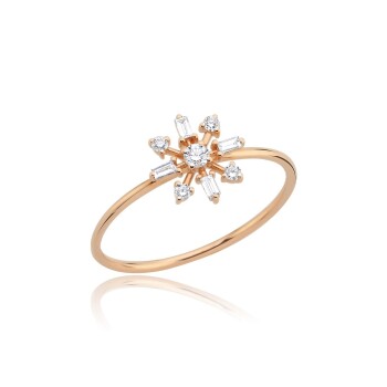0.16 Ct Quil Pırlanta Taşlı Yüzük - 2
