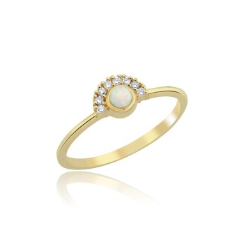 0.16 Ct Yual Pırlanta Yüzük - 2