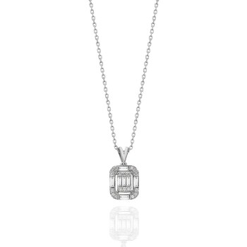 0.24 Ct Pırlanta Lia Baget Kolye - 3