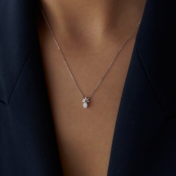 0.25 Ct Pırlanta Anka Kolye - 2