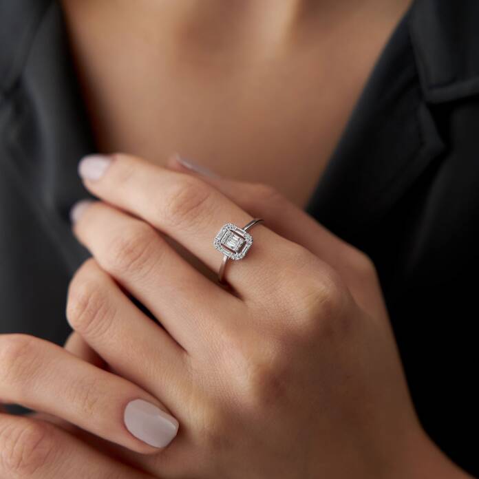 0.32 Ct Pırlanta Lia Baget Yüzük - 1