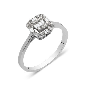 0.32 Ct Pırlanta Lia Baget Yüzük - 3