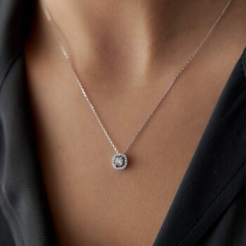 0.33 Ct Pırlanta Sia Kolye - 1