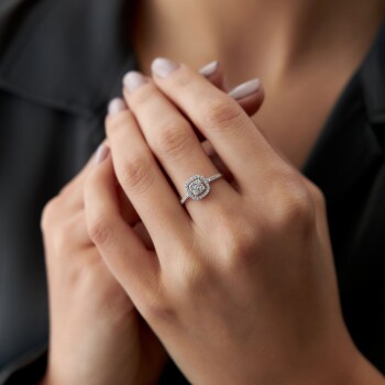 0.37 Ct Pırlanta Harmony Yüzük - 2