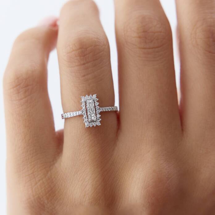 0.37 Ct Pırlanta Heka Yüzük - 1