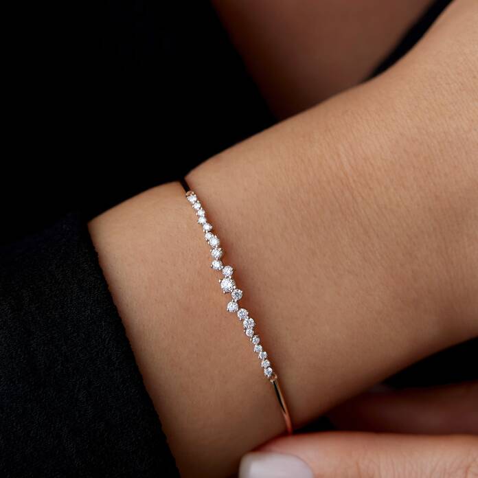 0.41 Ct Pırlanta Queen Bileklik - 2
