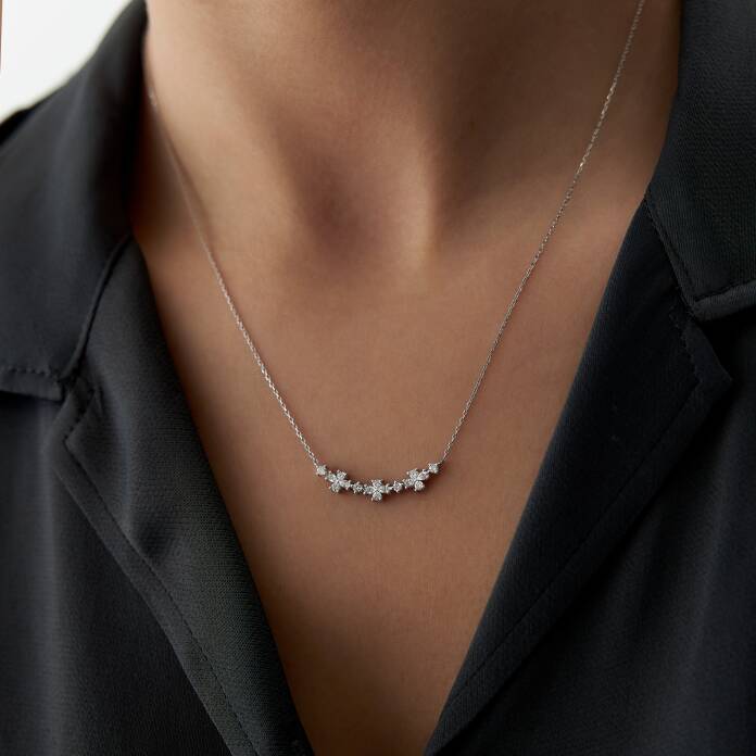 0.42 Ct Pırlanta Sea Kolye - 1