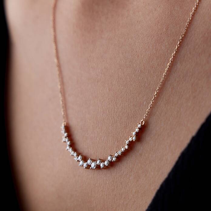 0.52 Ct Pırlanta Queen Kolye - 2