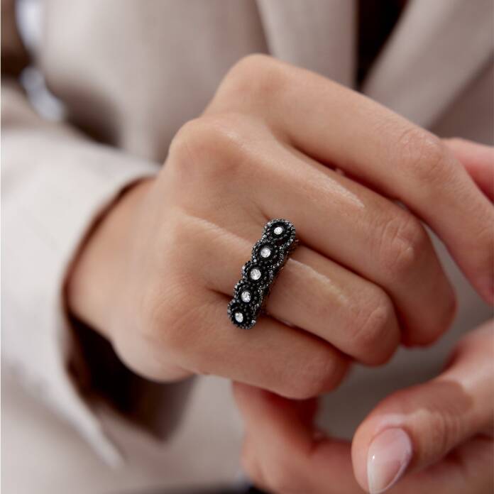 0.60 Ct Line Elmas Yüzük - 1