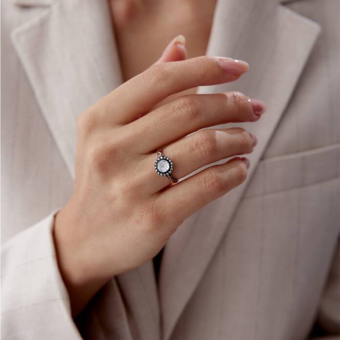 1.08 Ct Elmas Yuvarlak Yüzük - 2