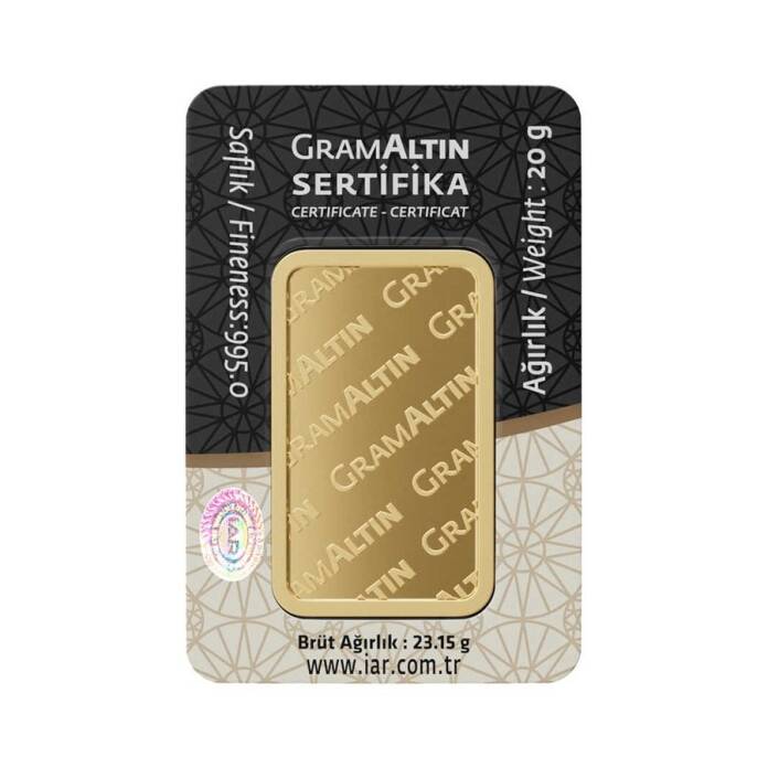 20 Gr 24 Ayar Külçe Altın - 2