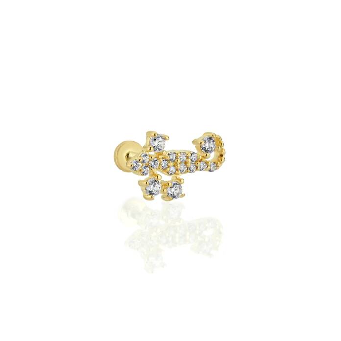 Akrep Model Taşlı Tragus Piercing - 1