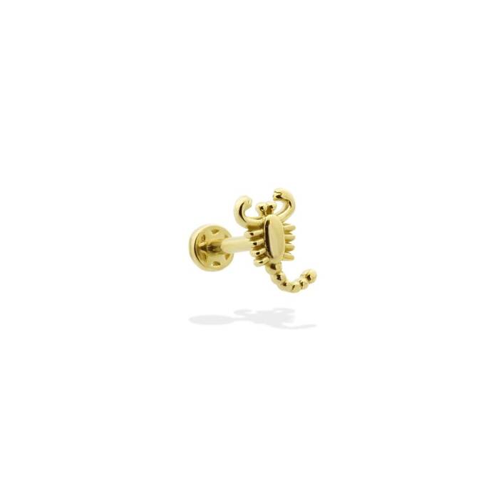 Akrep Motifli Minimal Tragus Piercing - 1