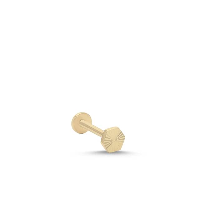 Altıgen Tragus Piercing - 1