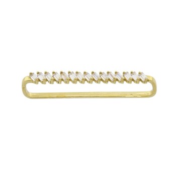 Baget Taşlı Industrial Earcuff - 1