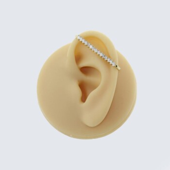Baget Taşlı Industrial Earcuff - 2