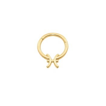 Balık Burcu Halka Helix Piercing - 1