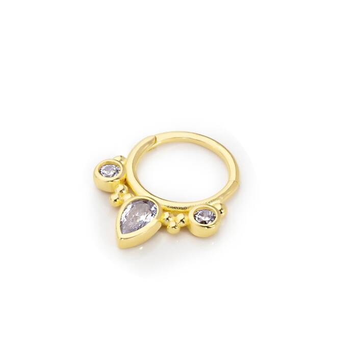 Beyaz Stella Helix Piercing - 1