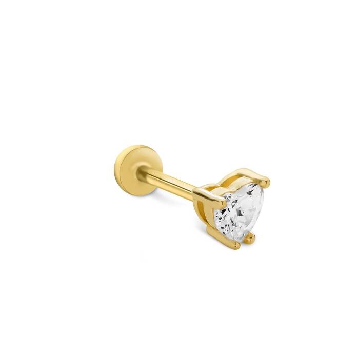 Big Heart Tragus Piercing - 1