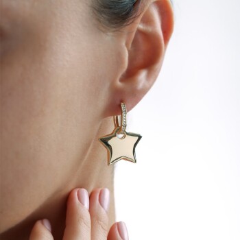 Bold Star Sallantılı Küpe - 1