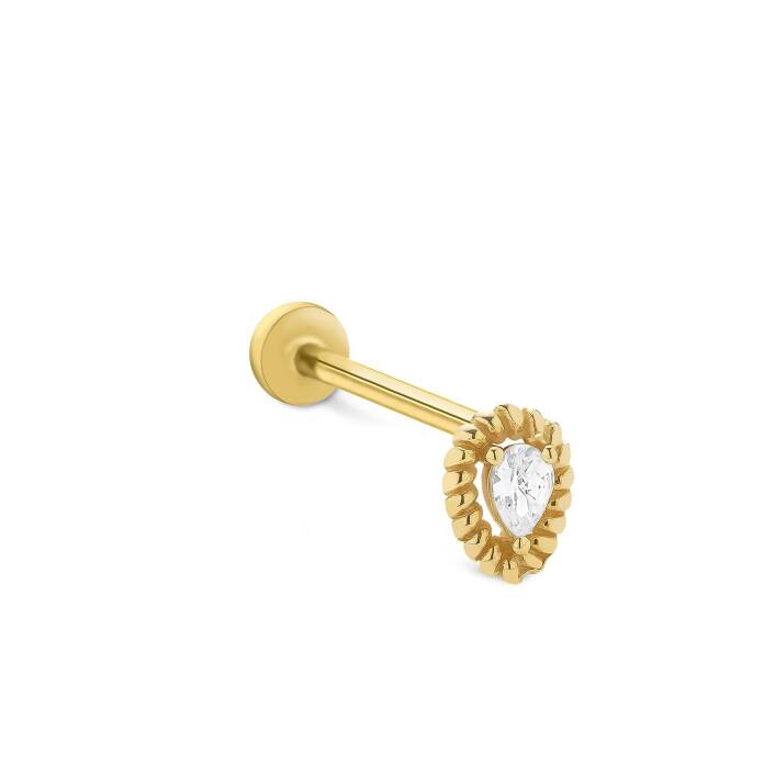 Burgulu Damla Tragus Piercing - 1