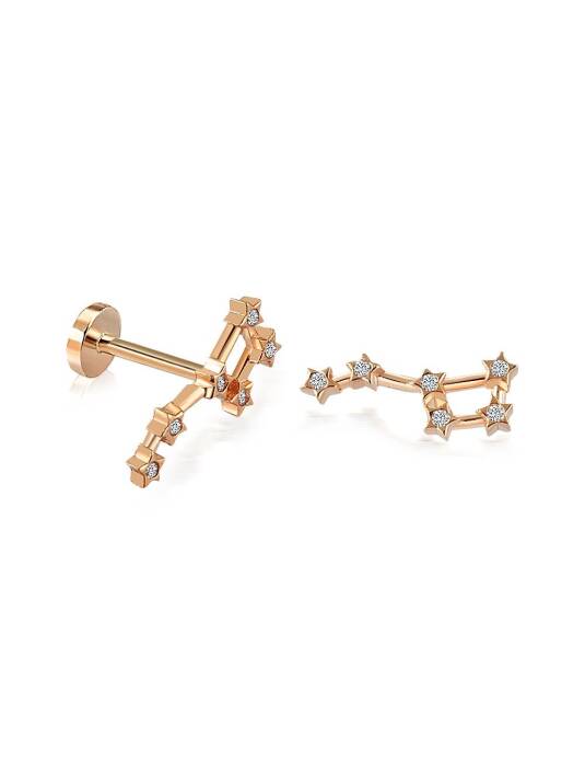 Büyük Ayı Motifli Tragus Piercing - 4