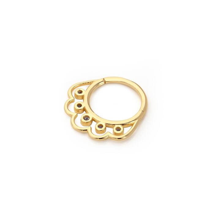 Çiçek Model Helix Piercing - 1