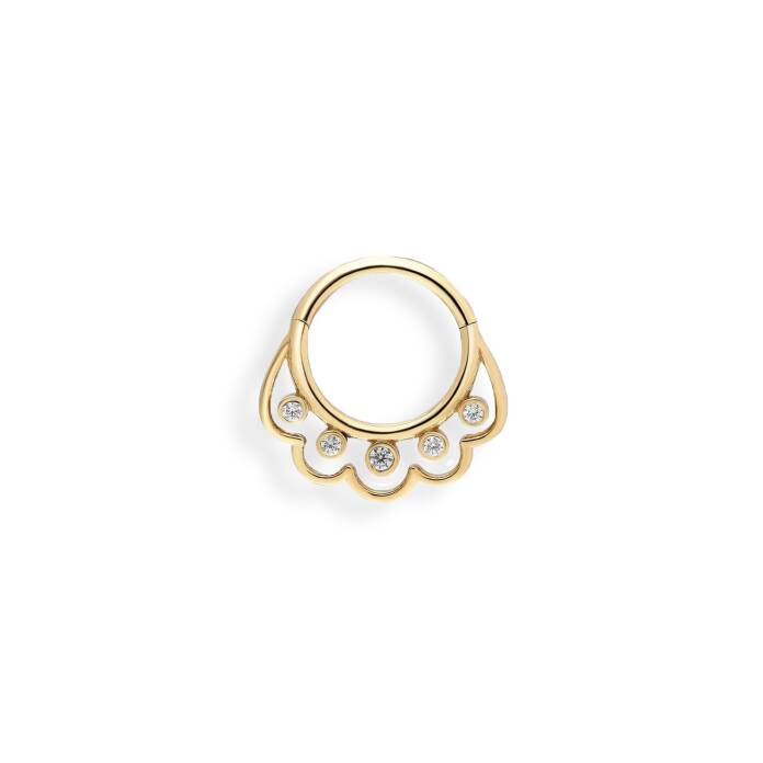 Çiçek Model Helix Piercing - 2