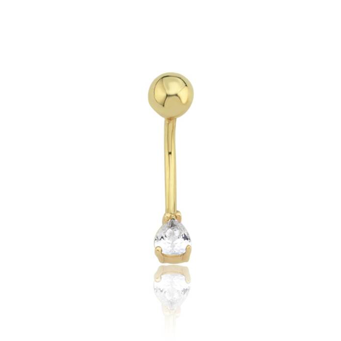 Damla Taşlı Göbek Piercing - 1