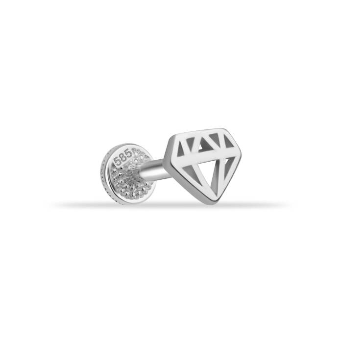 Diamond Model Tragus Piercing - 3