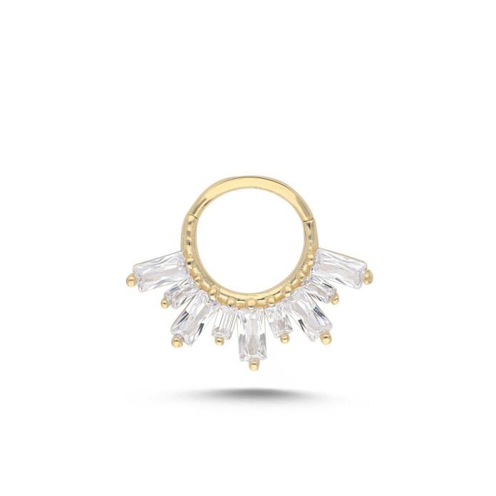 Dizi Baget Taşlı Helix Piercing - 1