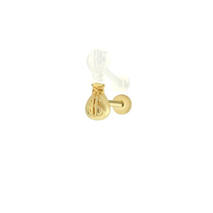 Dolar Kesesi Tragus Piercing - 1