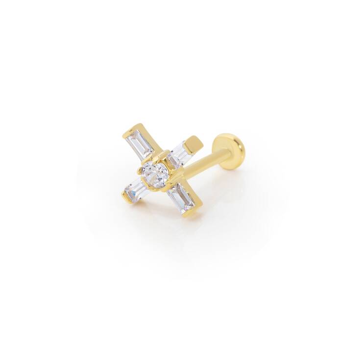 Dört Baget & Tektaş Model Tragus Piercing - 1