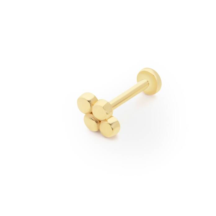 Dörtlü Yuvarlak Büyük Tragus Piercing - 1