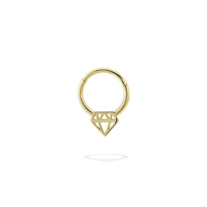 Elmas Motifli Helix Piercing - 1