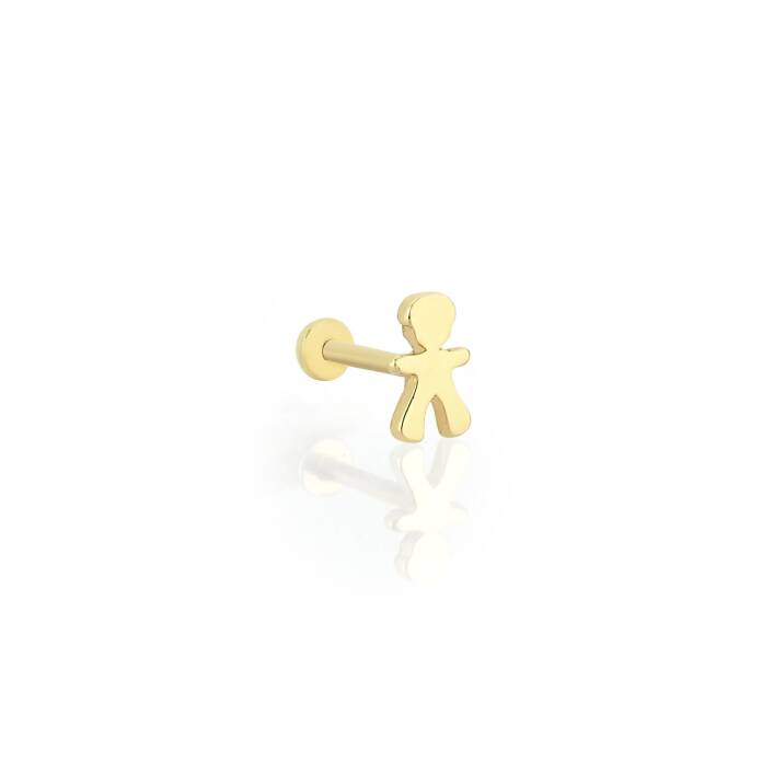 Erkek Çocuk Figür Tragus Piercing - 1
