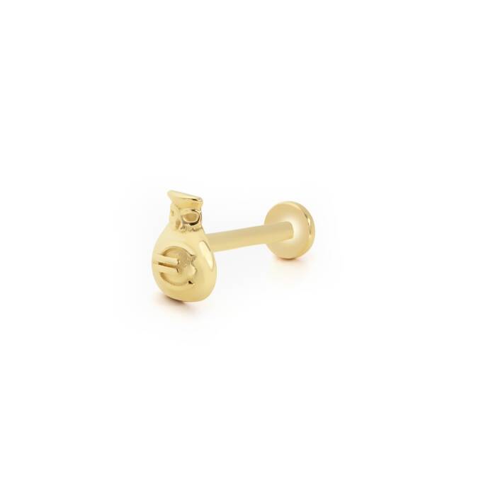Euro Kesesi Model Tragus Piercing - 1