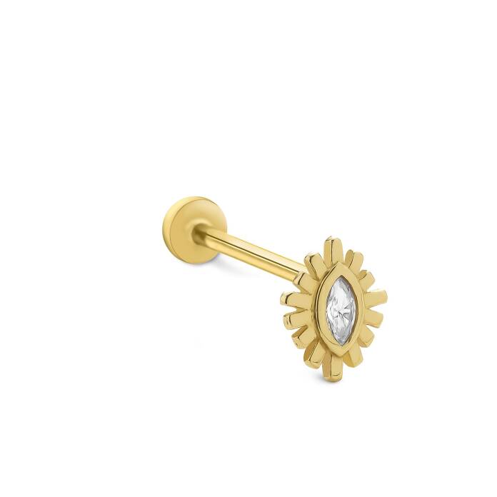 Eye Taşlı Tragus Piercing - 1