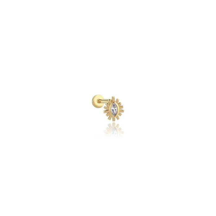 Eye Taşlı Tragus Piercing - 2