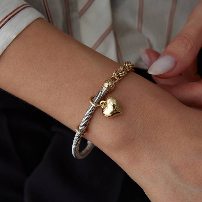 Heart Charm Bileklik - 2