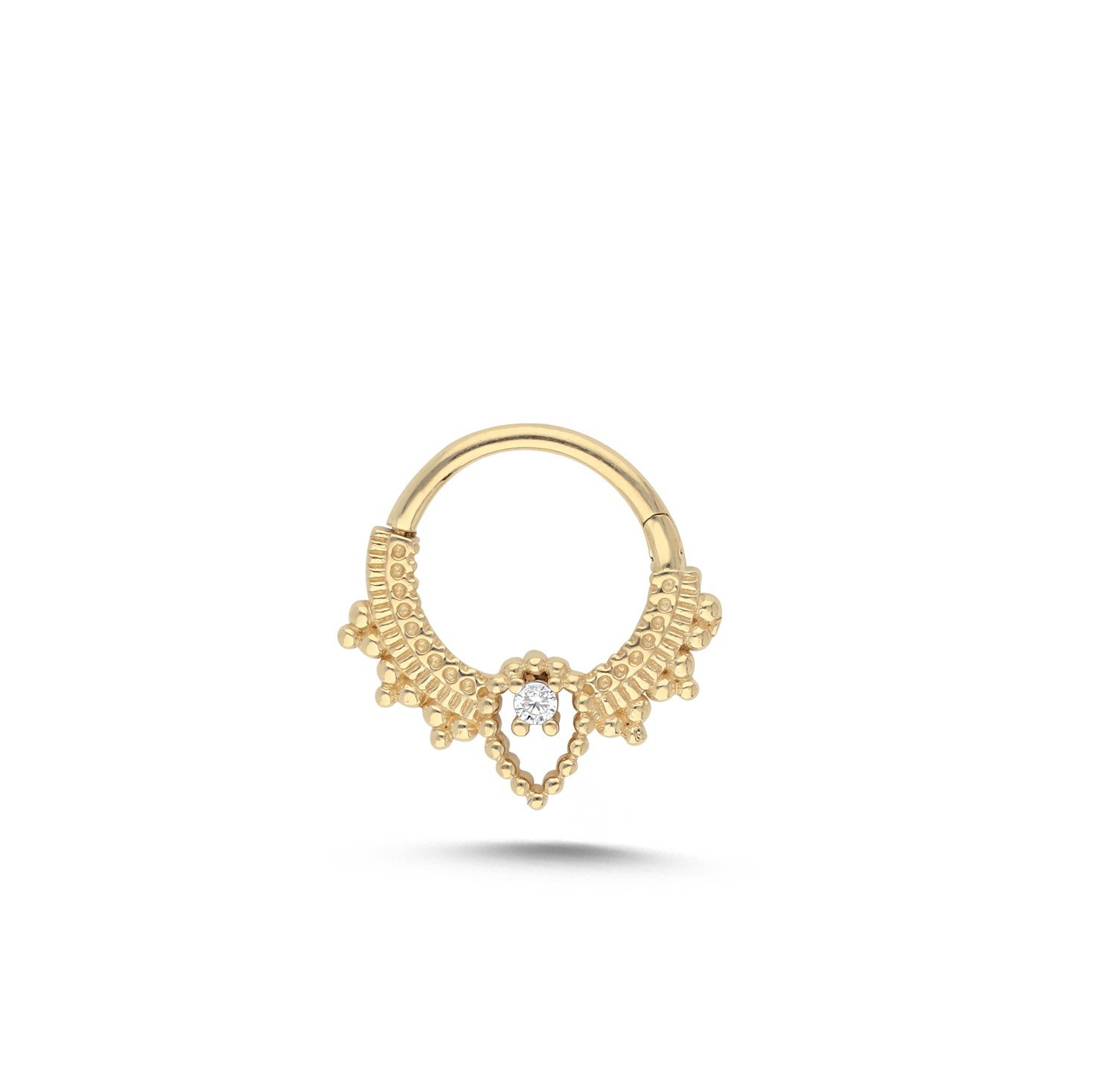 Kleopoint Taşlı Helix Piercing