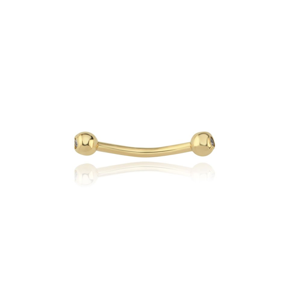Taşlı Kaş Rook Piercing