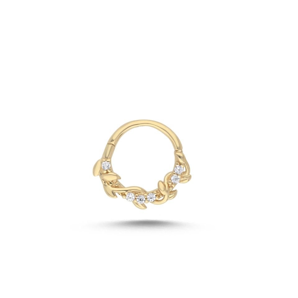 Sarmaşık Taşlı Helix Piercing