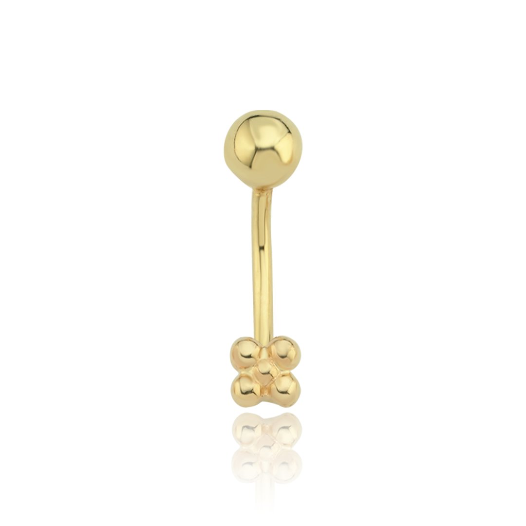 Top Çiçek Göbek Piercing